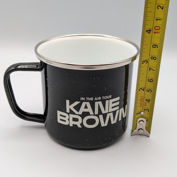 Kane Brown In the Air Tour Mug - Enamel, Black & White - NWOT - Picture 7 of 7